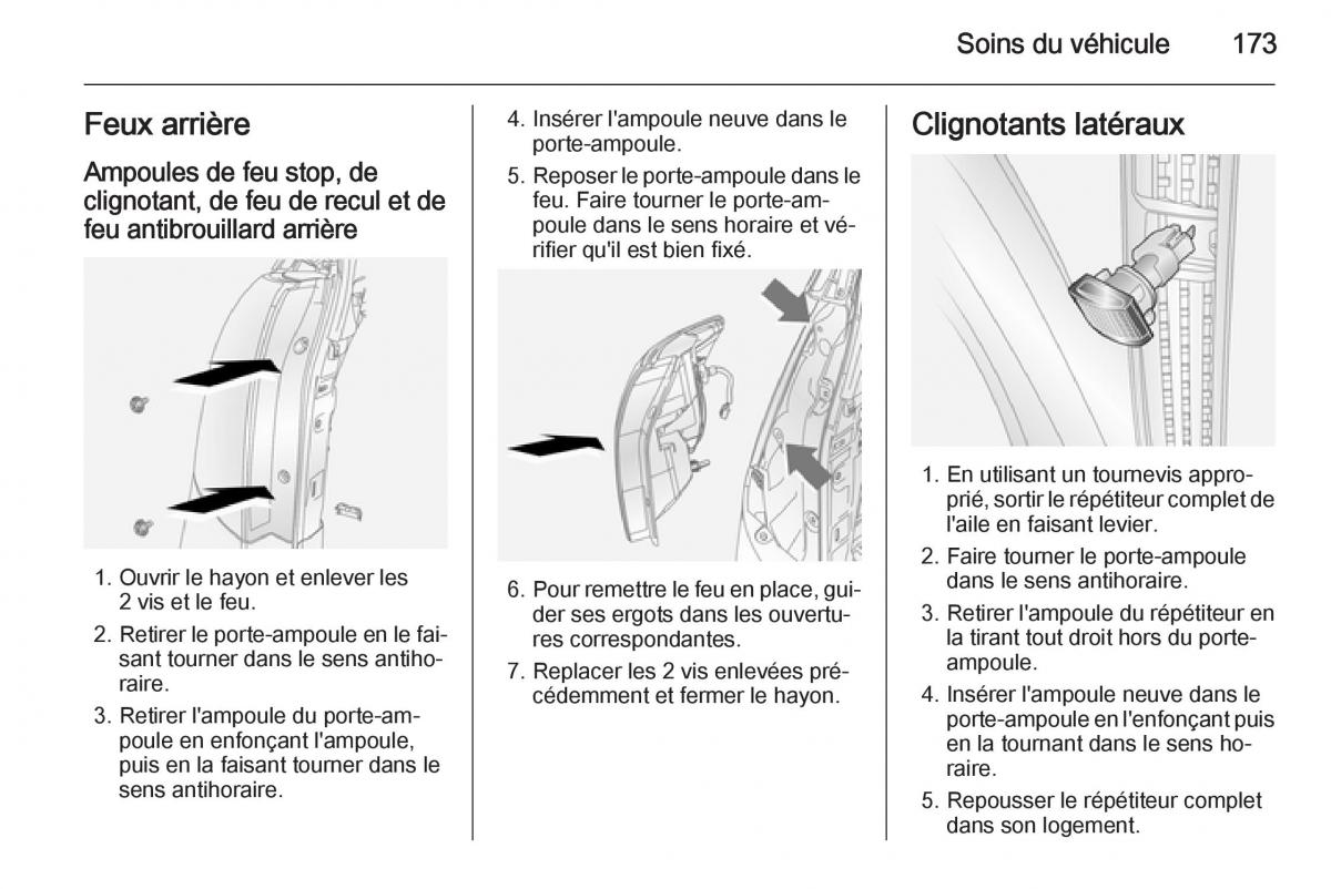 Opel Antara manuel du proprietaire / page 175