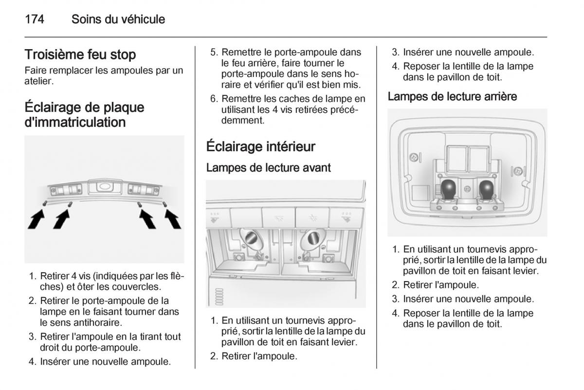 Opel Antara manuel du proprietaire / page 176