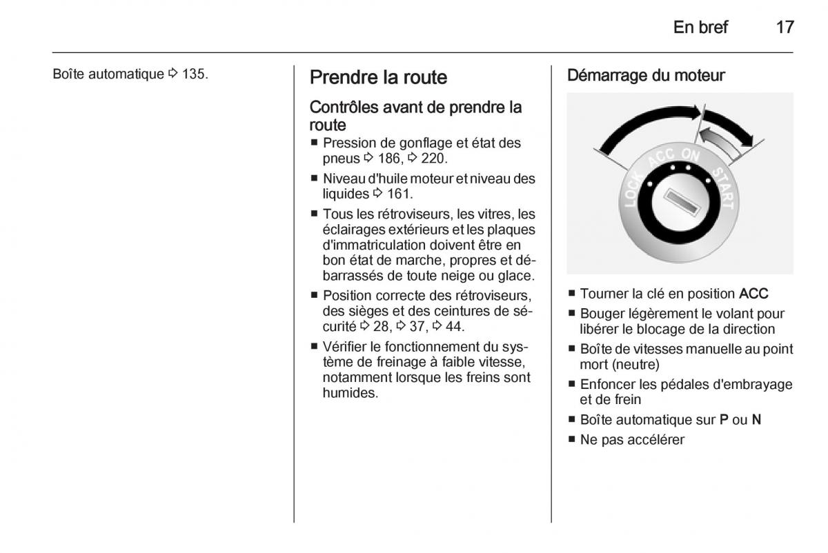 Opel Antara manuel du proprietaire / page 19