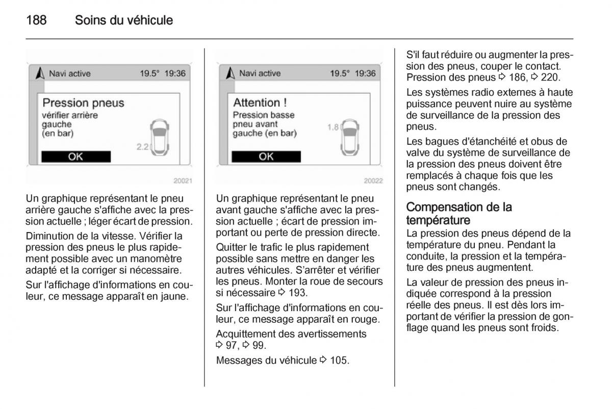 Opel Antara manuel du proprietaire / page 190