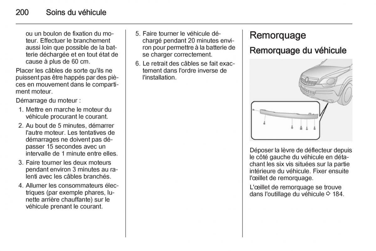 Opel Antara manuel du proprietaire / page 202