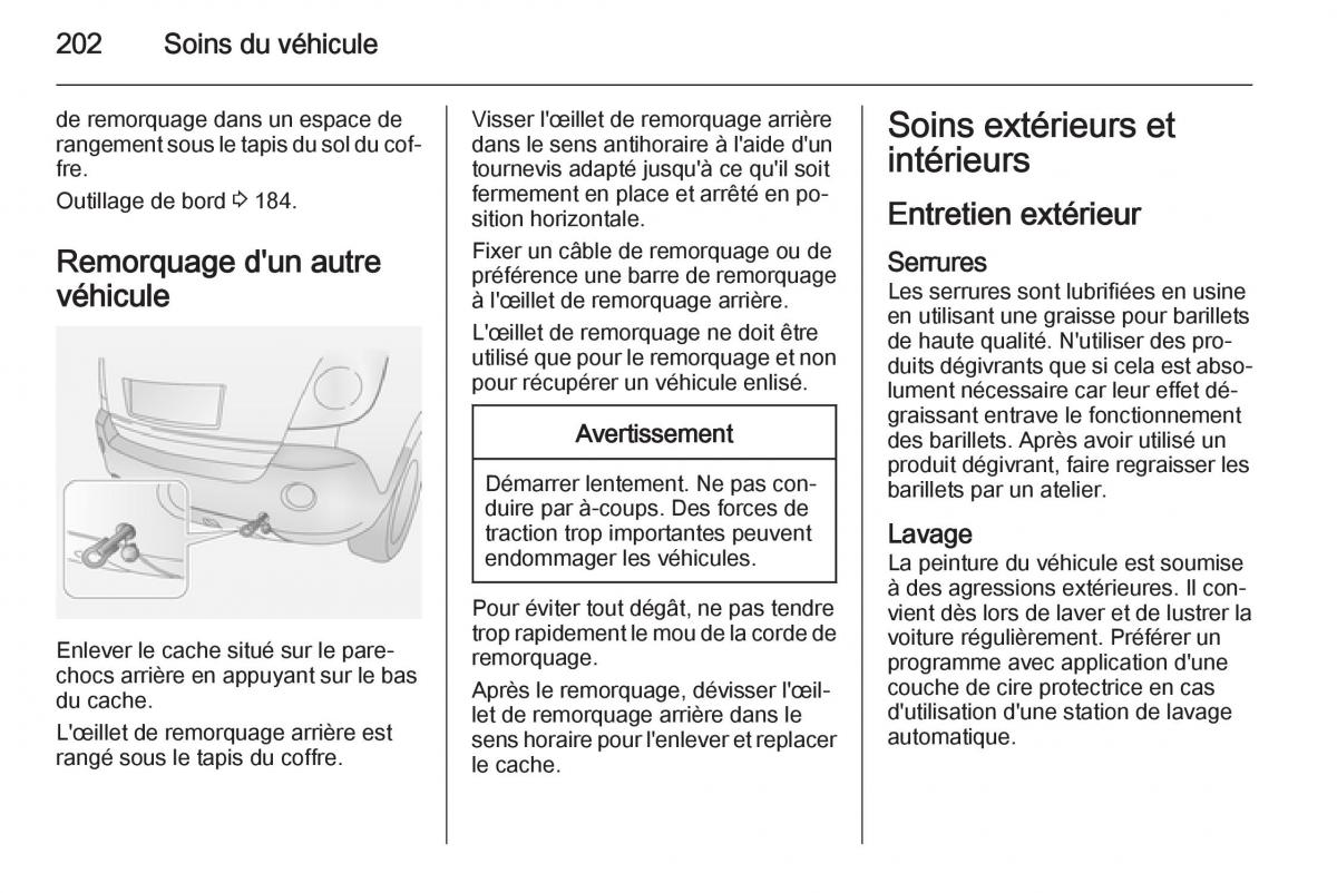 Opel Antara manuel du proprietaire / page 204