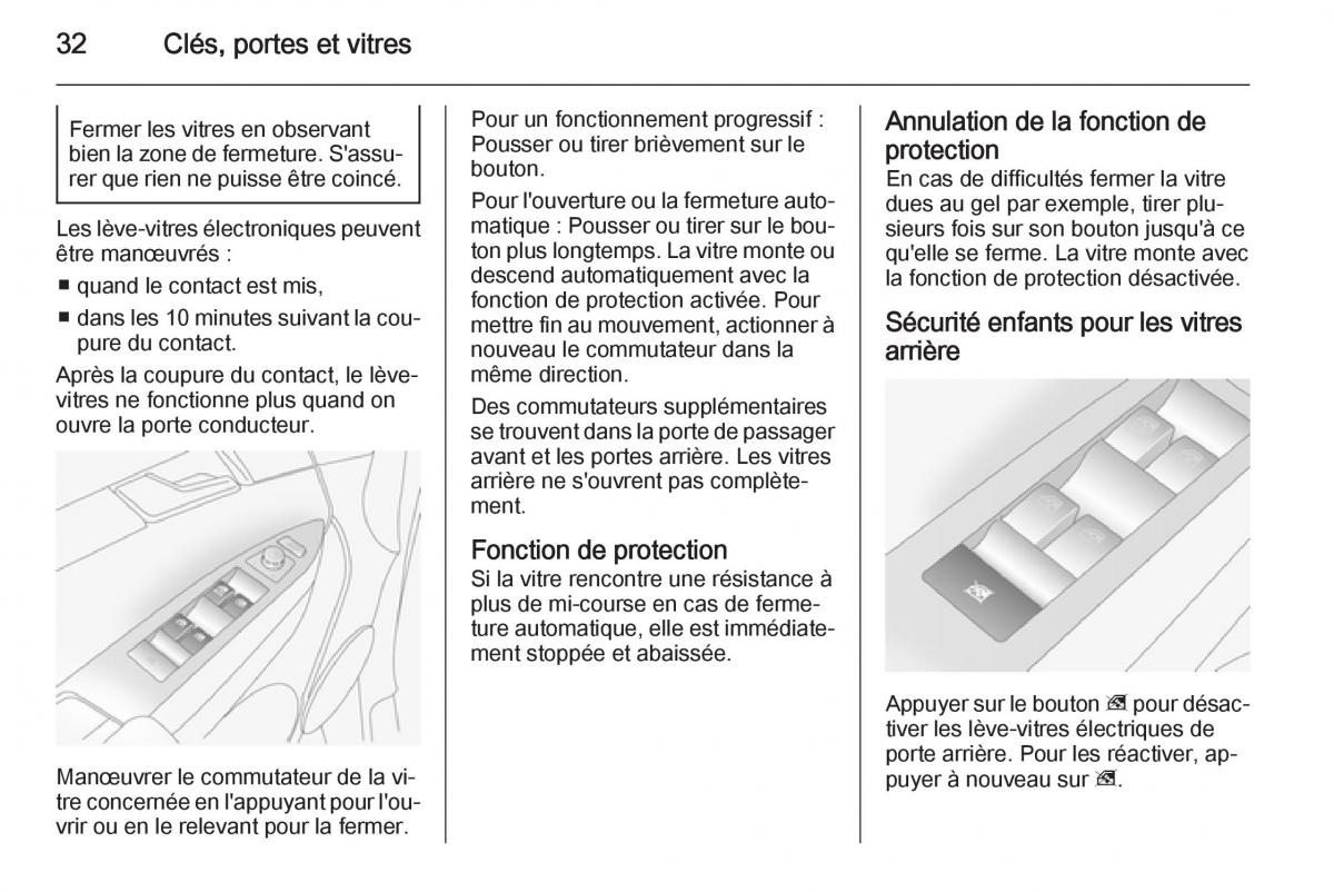 Opel Antara manuel du proprietaire / page 34