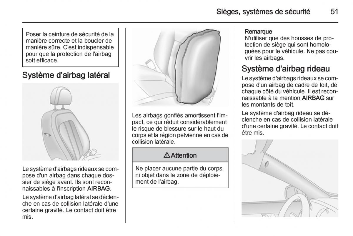 Opel Antara manuel du proprietaire / page 53