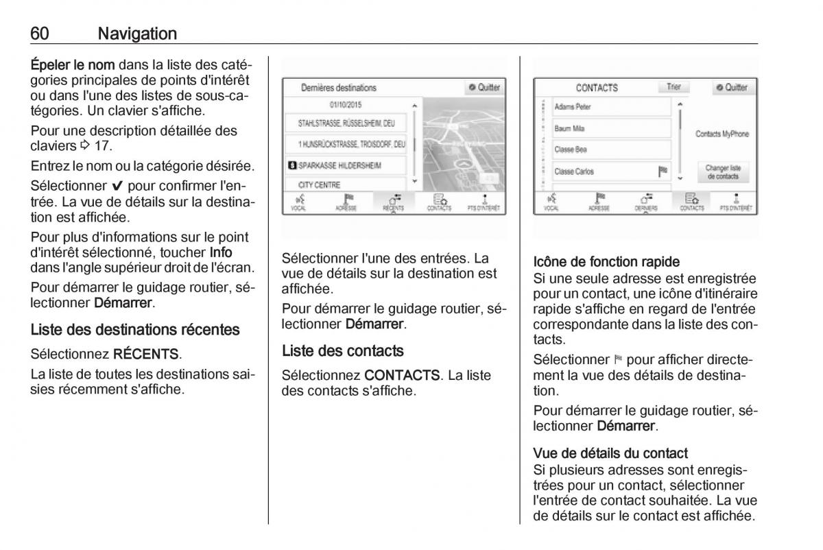 Opel Astra K V 5 manuel du proprietaire / page 60