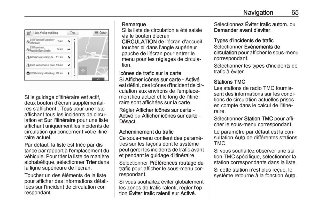 Opel Astra K V 5 manuel du proprietaire / page 65