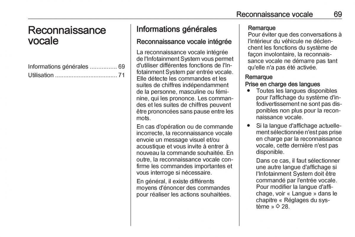 Opel Astra K V 5 manuel du proprietaire / page 69