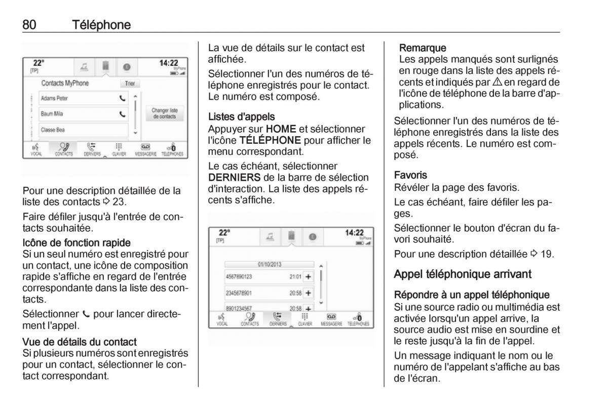 Opel Astra K V 5 manuel du proprietaire / page 80