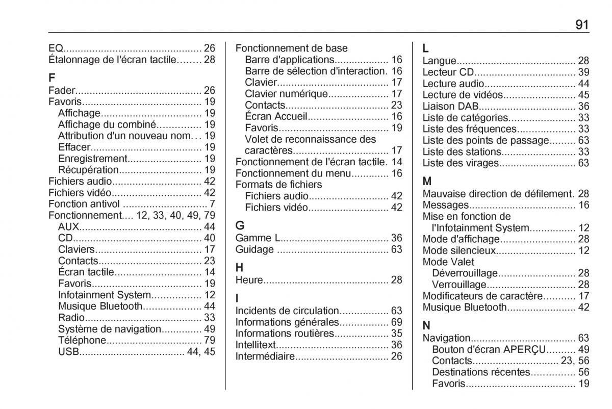 Opel Astra K V 5 manuel du proprietaire / page 91