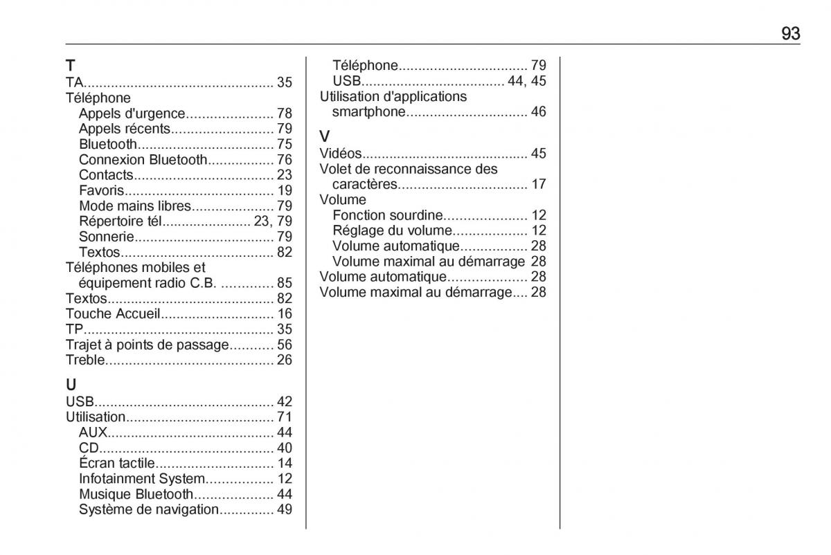 Opel Astra K V 5 manuel du proprietaire / page 93