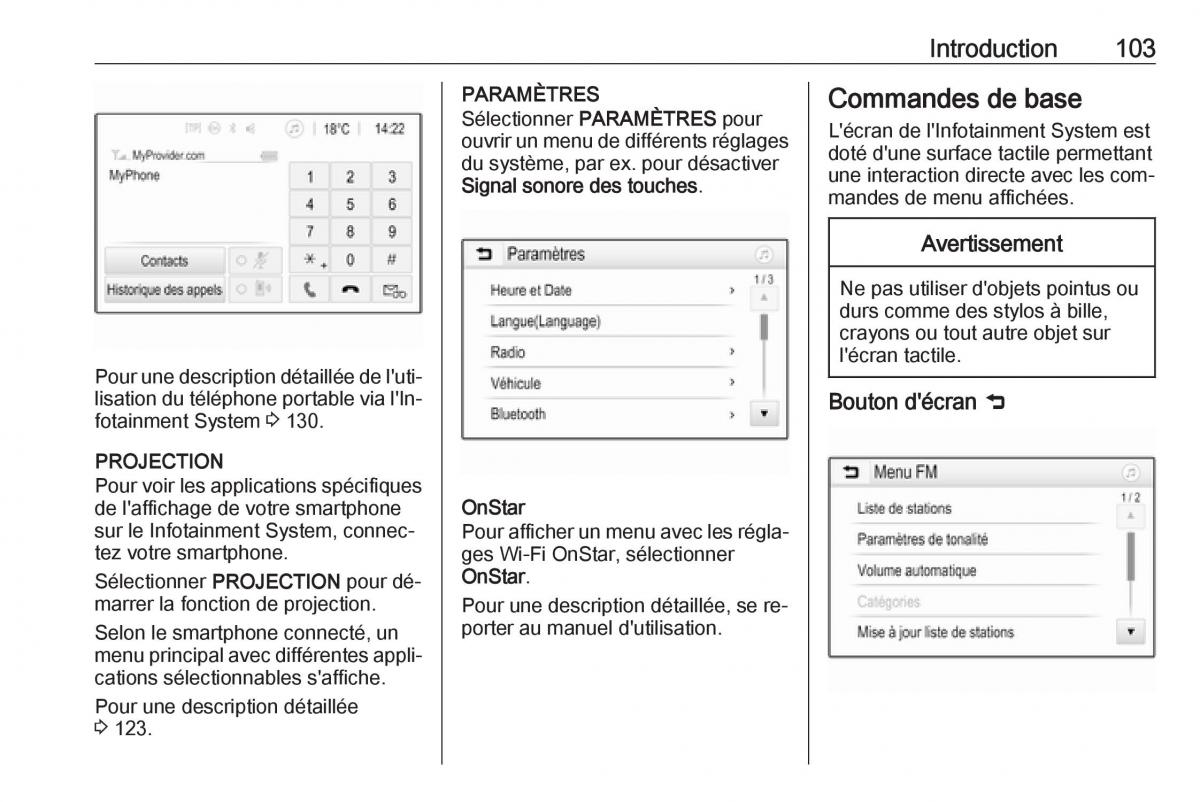 Opel Astra K V 5 manuel du proprietaire / page 103