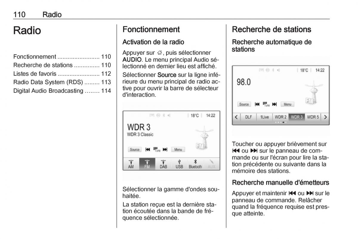 Opel Astra K V 5 manuel du proprietaire / page 110