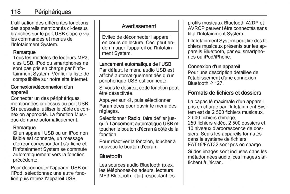 Opel Astra K V 5 manuel du proprietaire / page 118