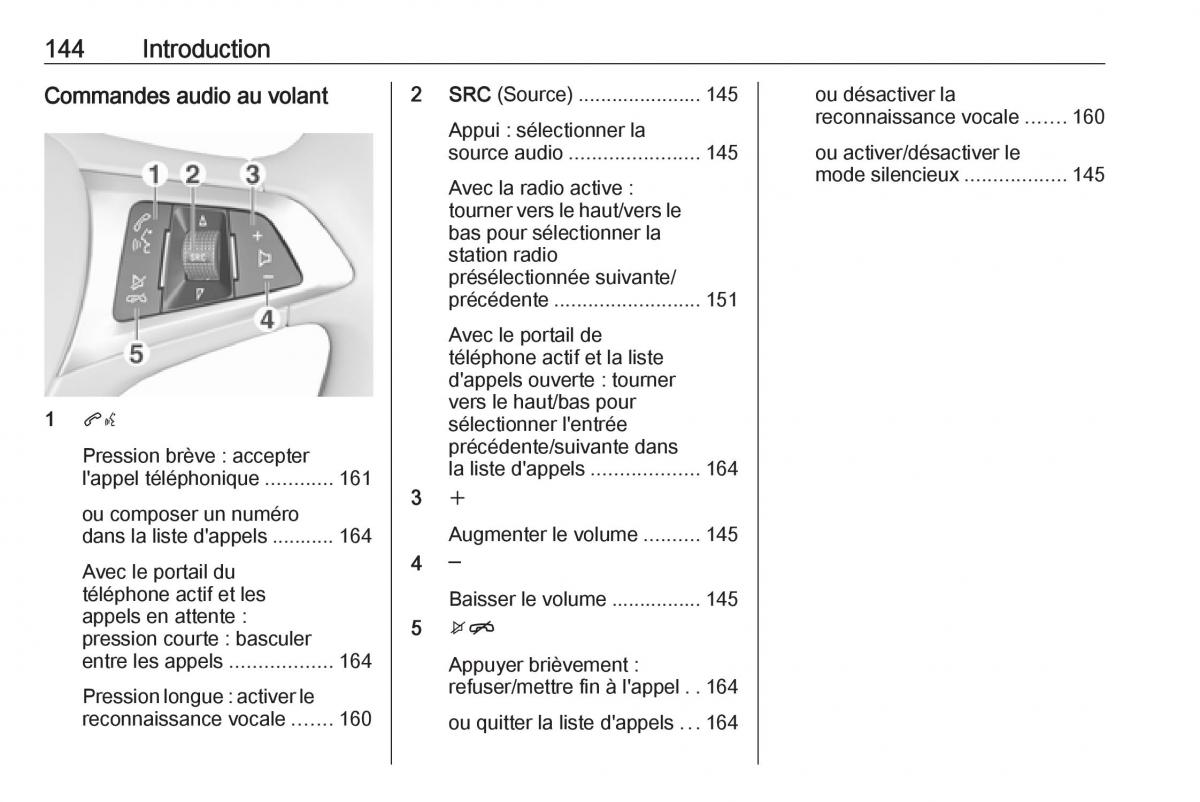 Opel Astra K V 5 manuel du proprietaire / page 144