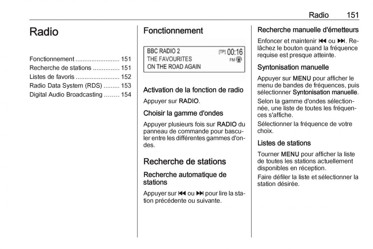 Opel Astra K V 5 manuel du proprietaire / page 151