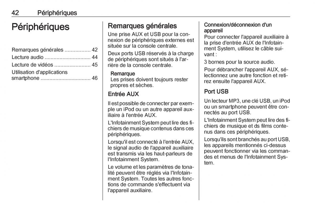 Opel Astra K V 5 manuel du proprietaire / page 42