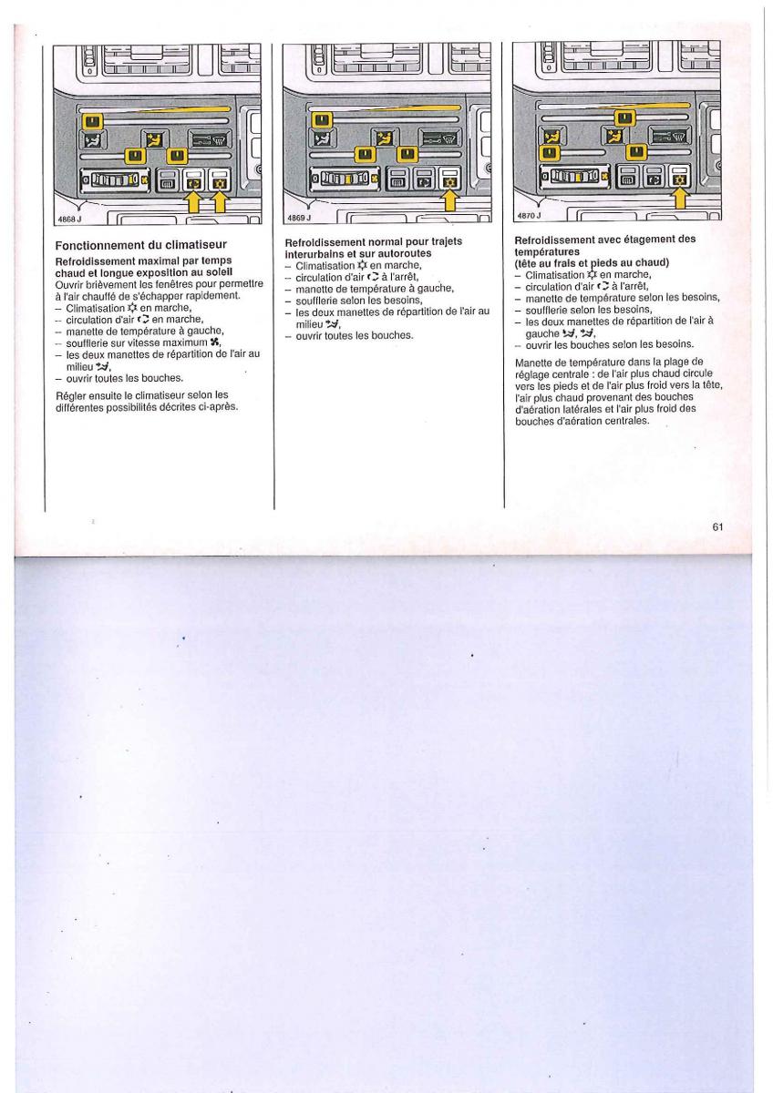 Opel Calibra manuel du proprietaire / page 61