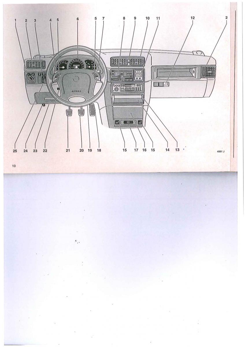 Opel Calibra manuel du proprietaire / page 10