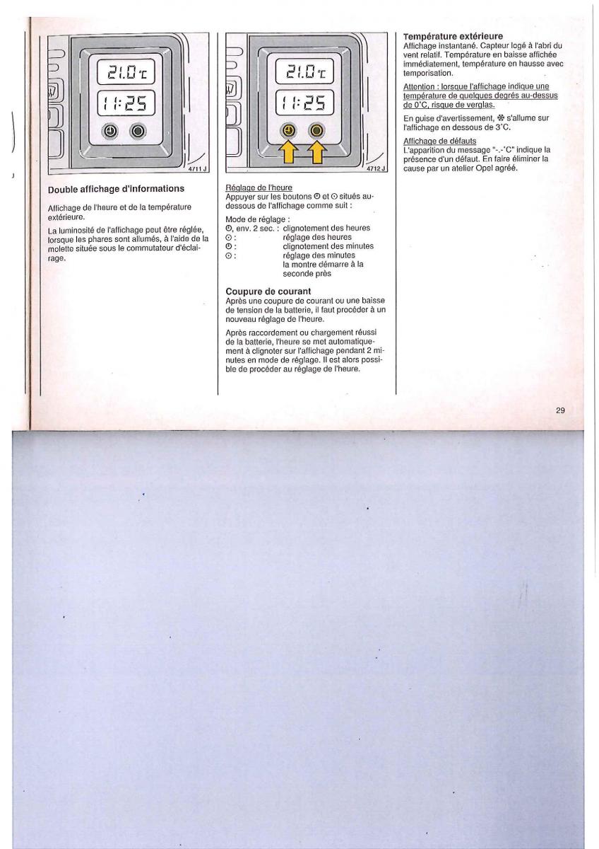 Opel Calibra manuel du proprietaire / page 29