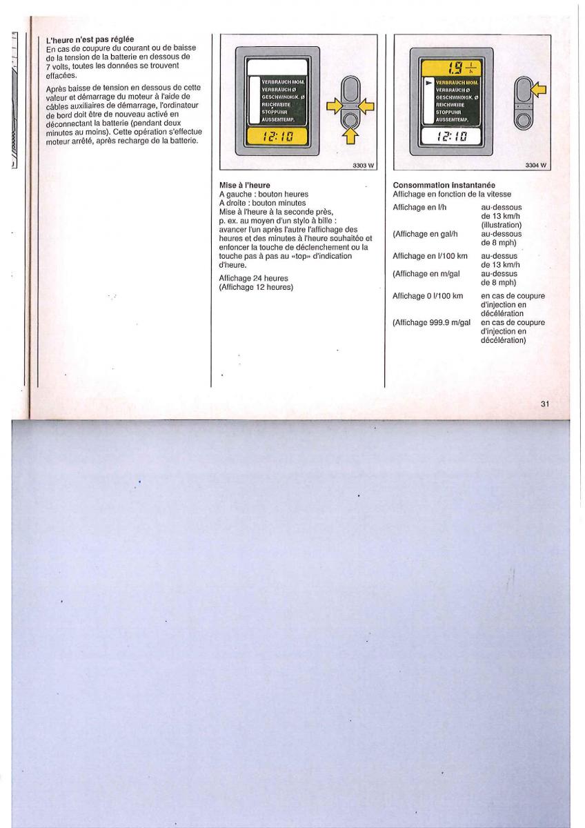 Opel Calibra manuel du proprietaire / page 31