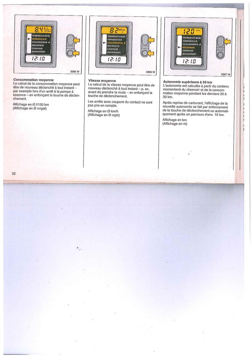 Opel Calibra manuel du proprietaire / page 32