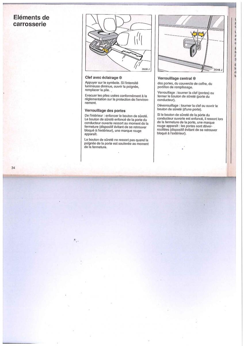 Opel Calibra manuel du proprietaire / page 34