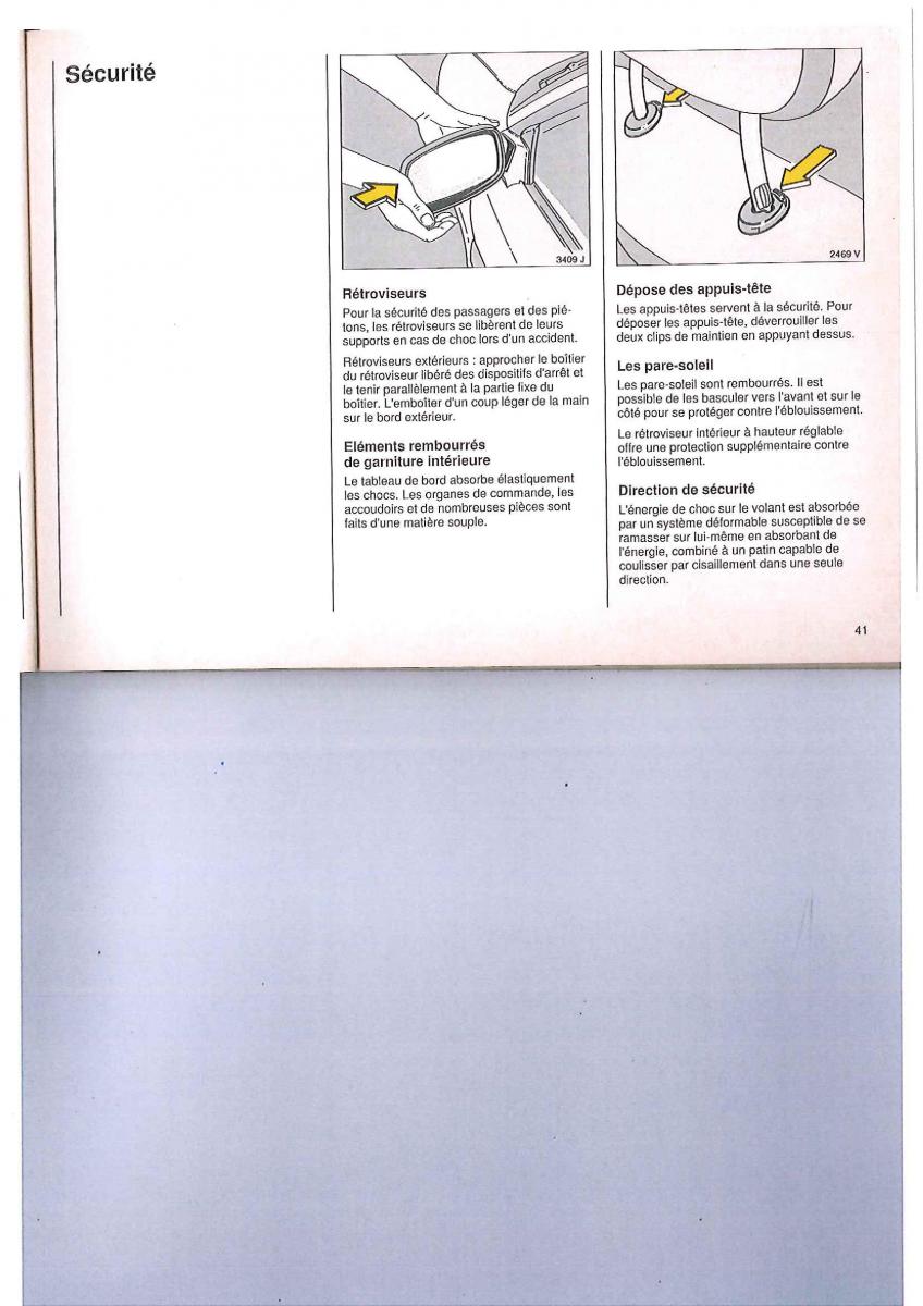 Opel Calibra manuel du proprietaire / page 41