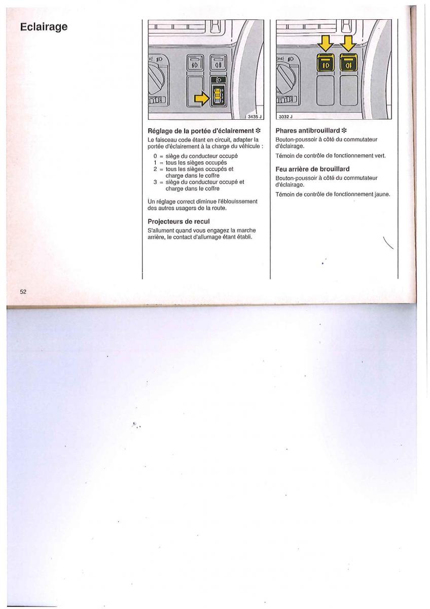 Opel Calibra manuel du proprietaire / page 52