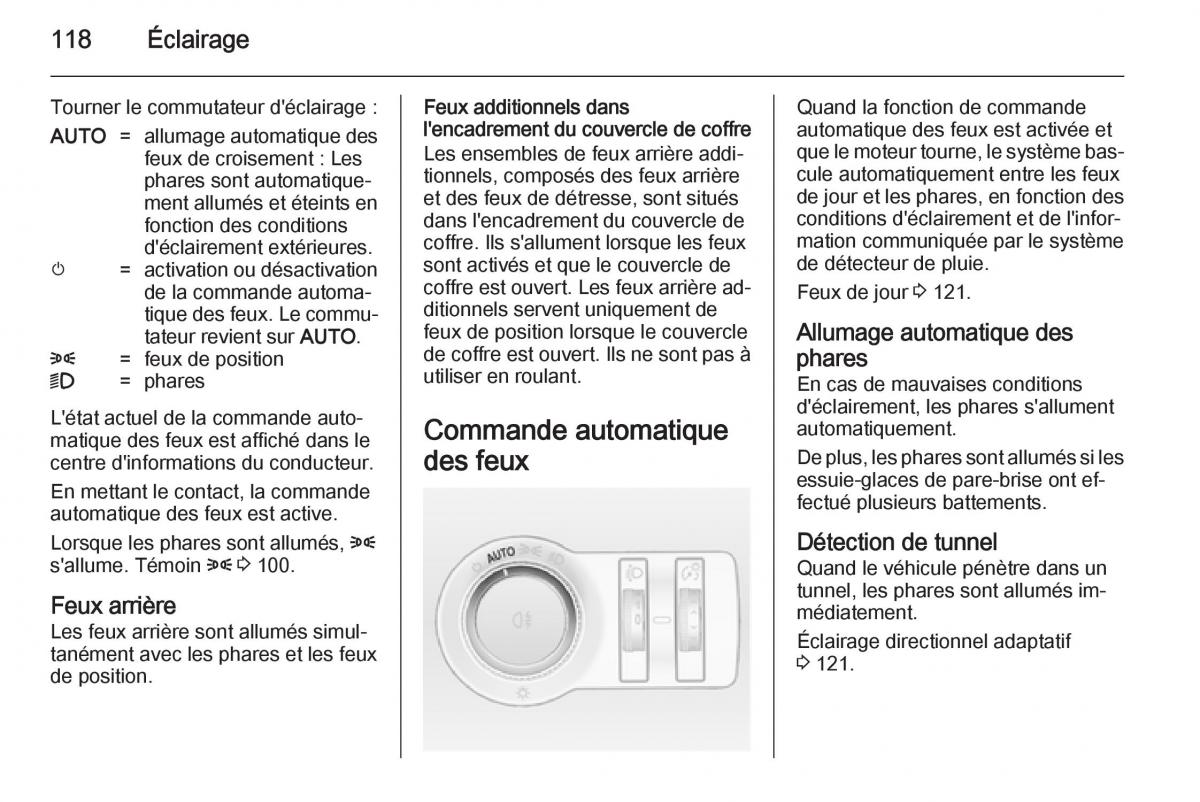 Opel Cascada Cabrio manuel du proprietaire / page 120