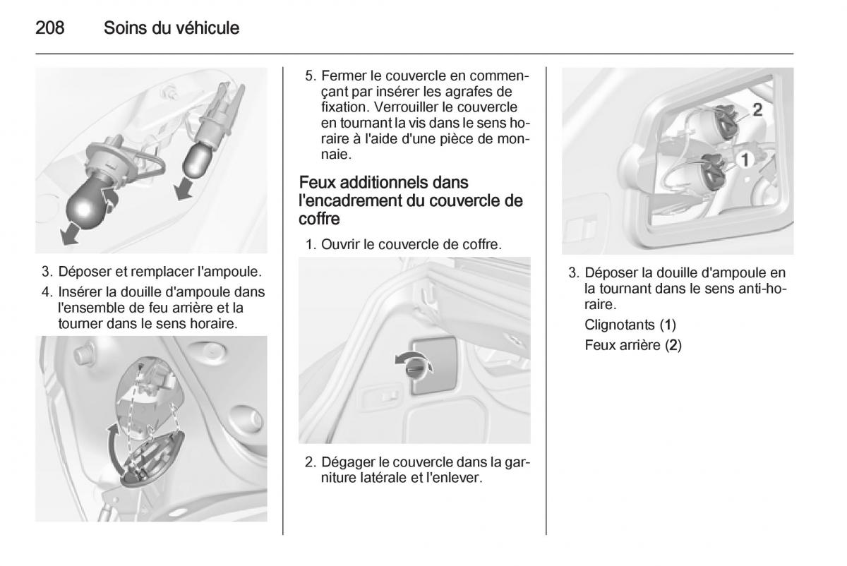 Opel Cascada Cabrio manuel du proprietaire / page 210