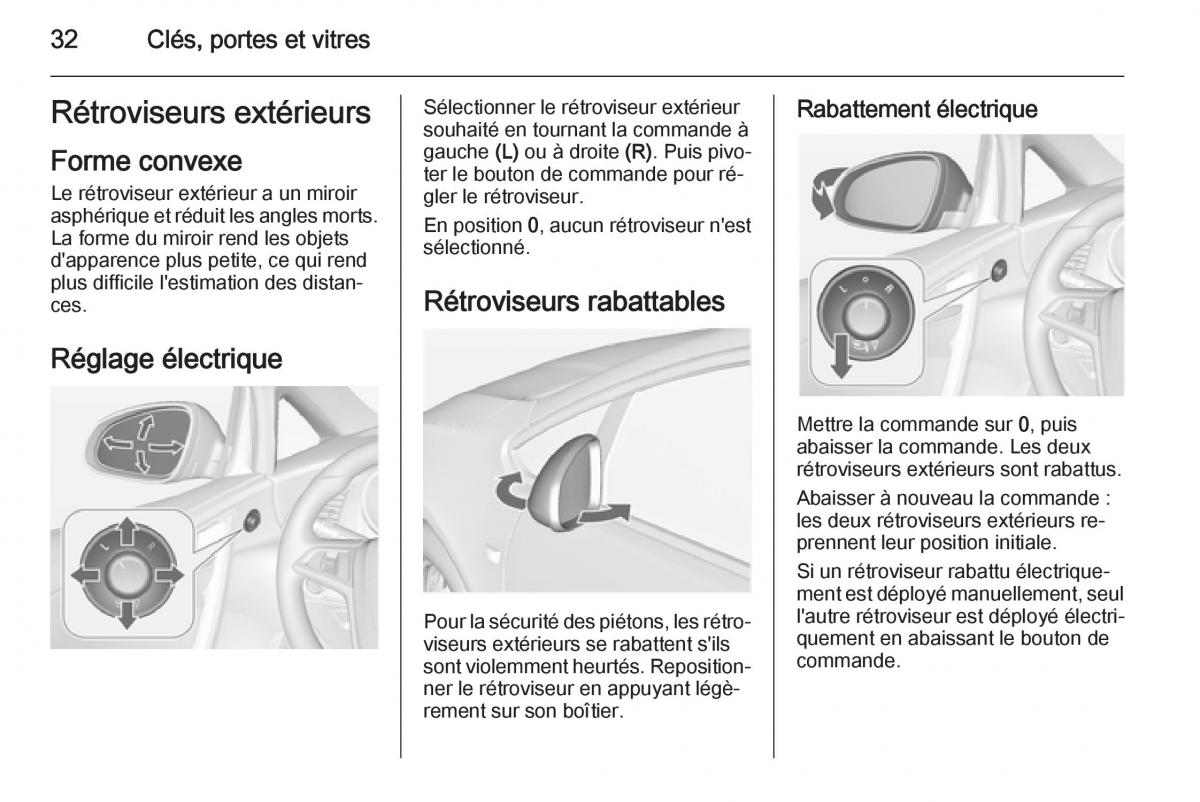 Opel Cascada Cabrio manuel du proprietaire / page 34