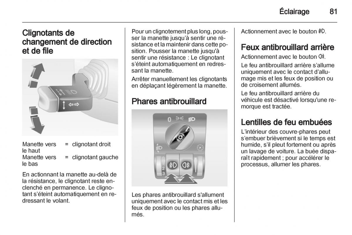 Opel Combo C manuel du proprietaire / page 81