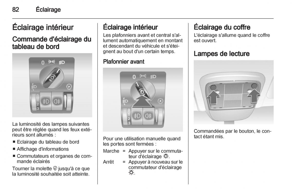 Opel Combo C manuel du proprietaire / page 82