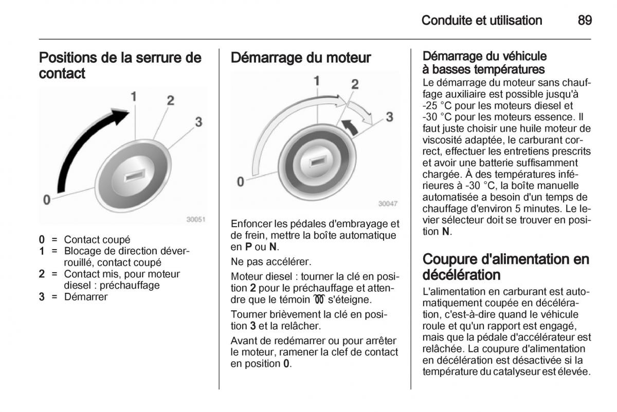 Opel Combo C manuel du proprietaire / page 89