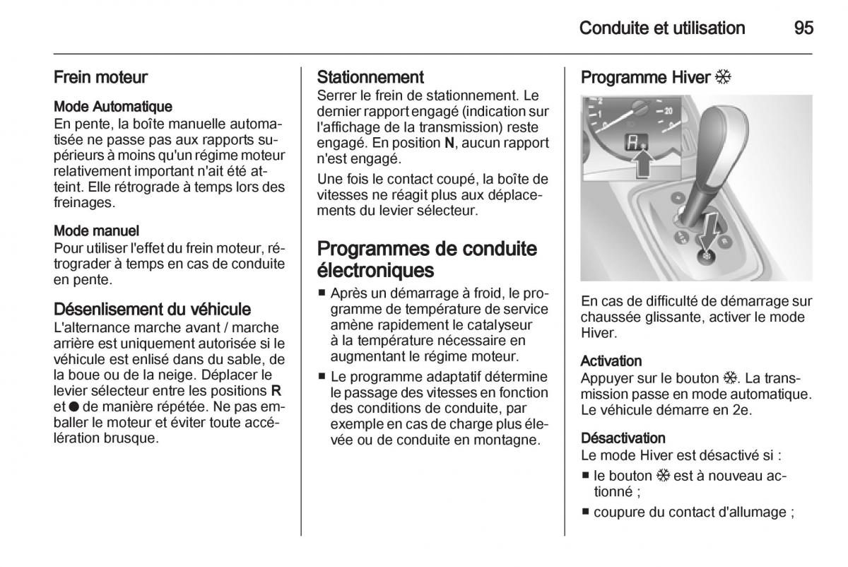 Opel Combo C manuel du proprietaire / page 95