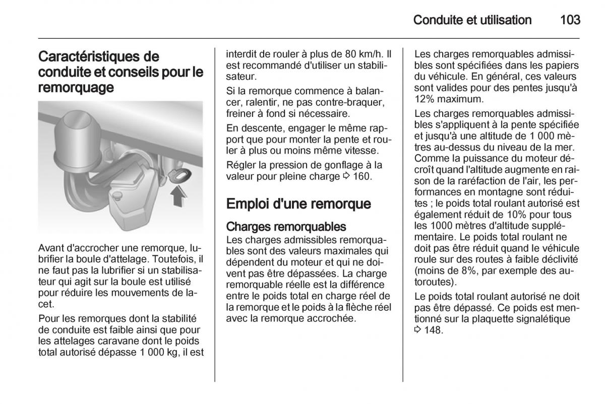 Opel Combo C manuel du proprietaire / page 103