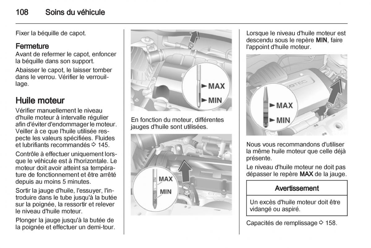 Opel Combo C manuel du proprietaire / page 108