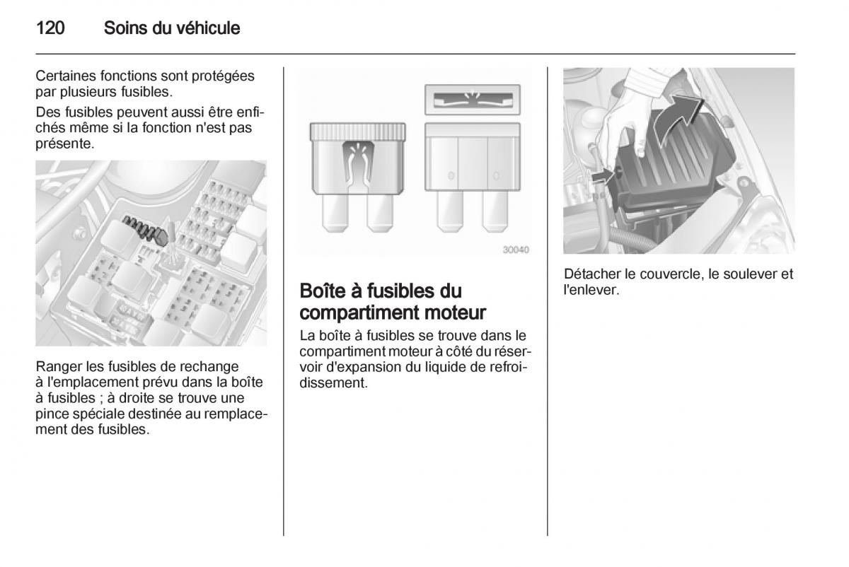 Opel Combo C manuel du proprietaire / page 120