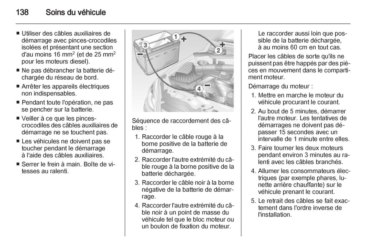 Opel Combo C manuel du proprietaire / page 138