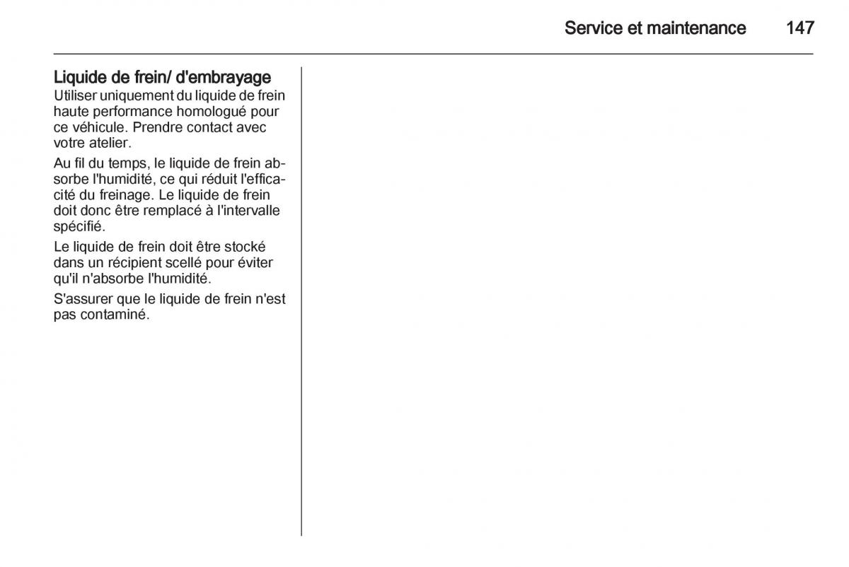 Opel Combo C manuel du proprietaire / page 147