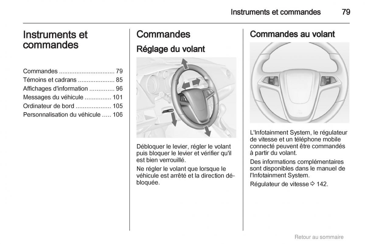 Opel Meriva B manuel du proprietaire / page 79