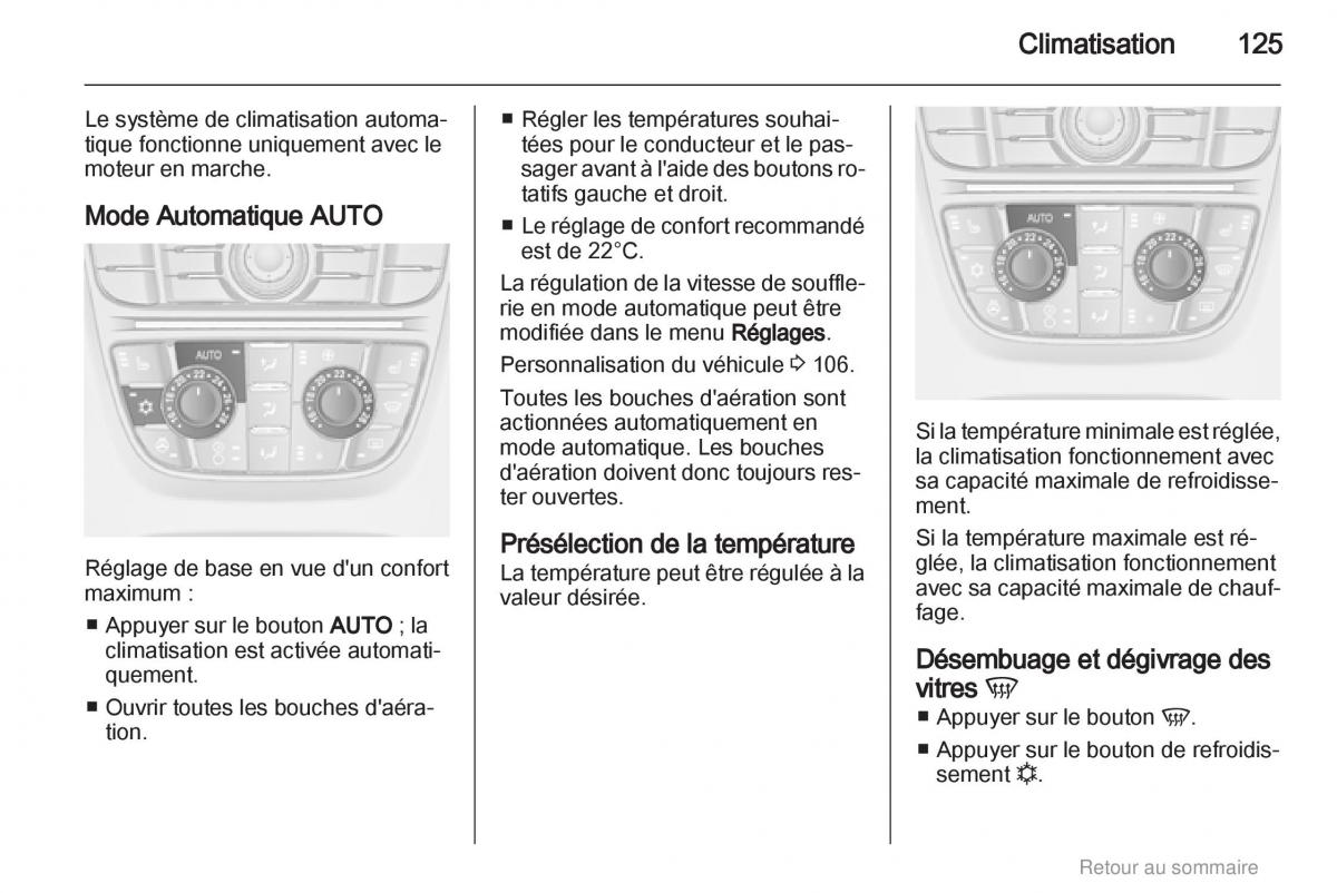 Opel Meriva B manuel du proprietaire / page 125