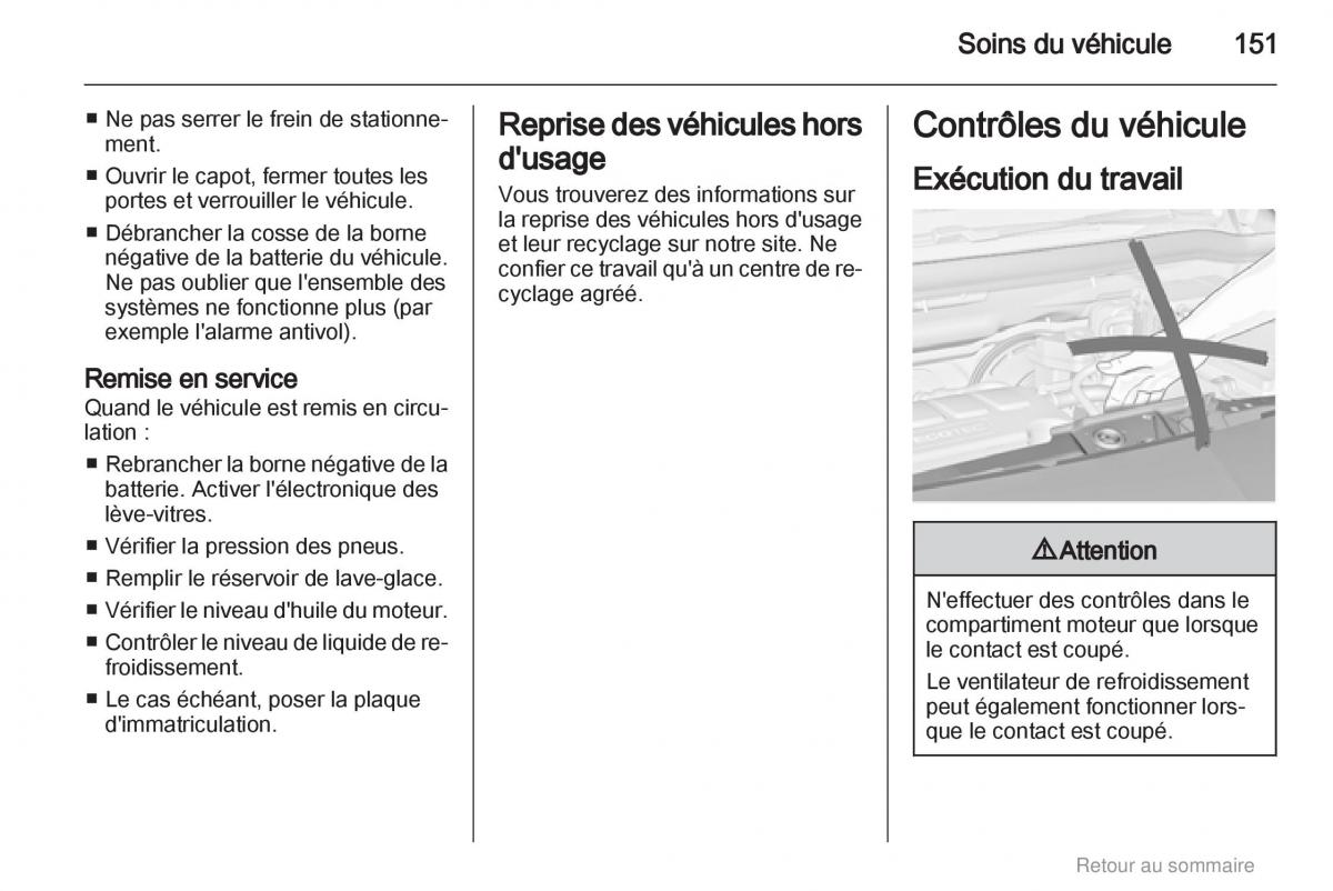 Opel Meriva B manuel du proprietaire / page 151