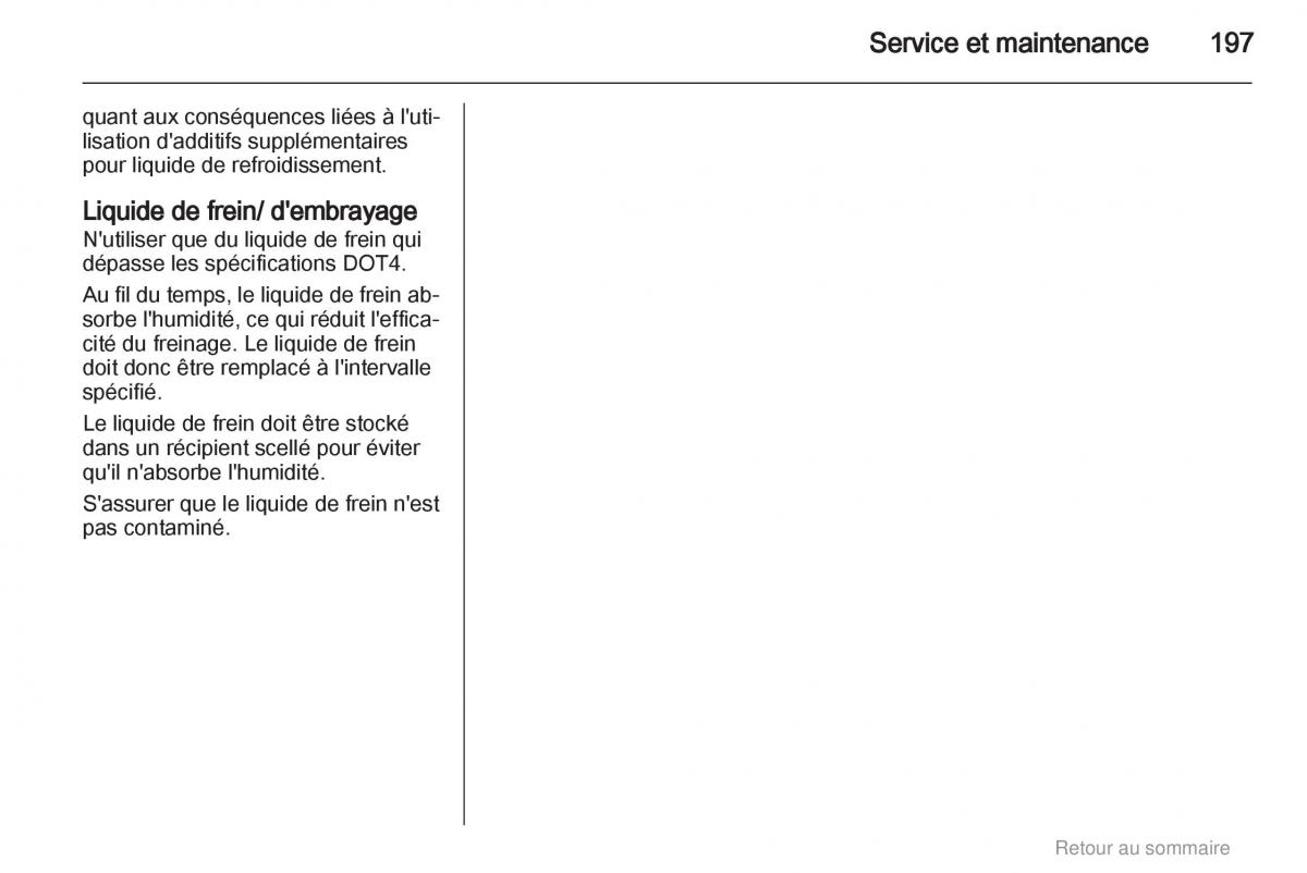 Opel Meriva B manuel du proprietaire / page 197