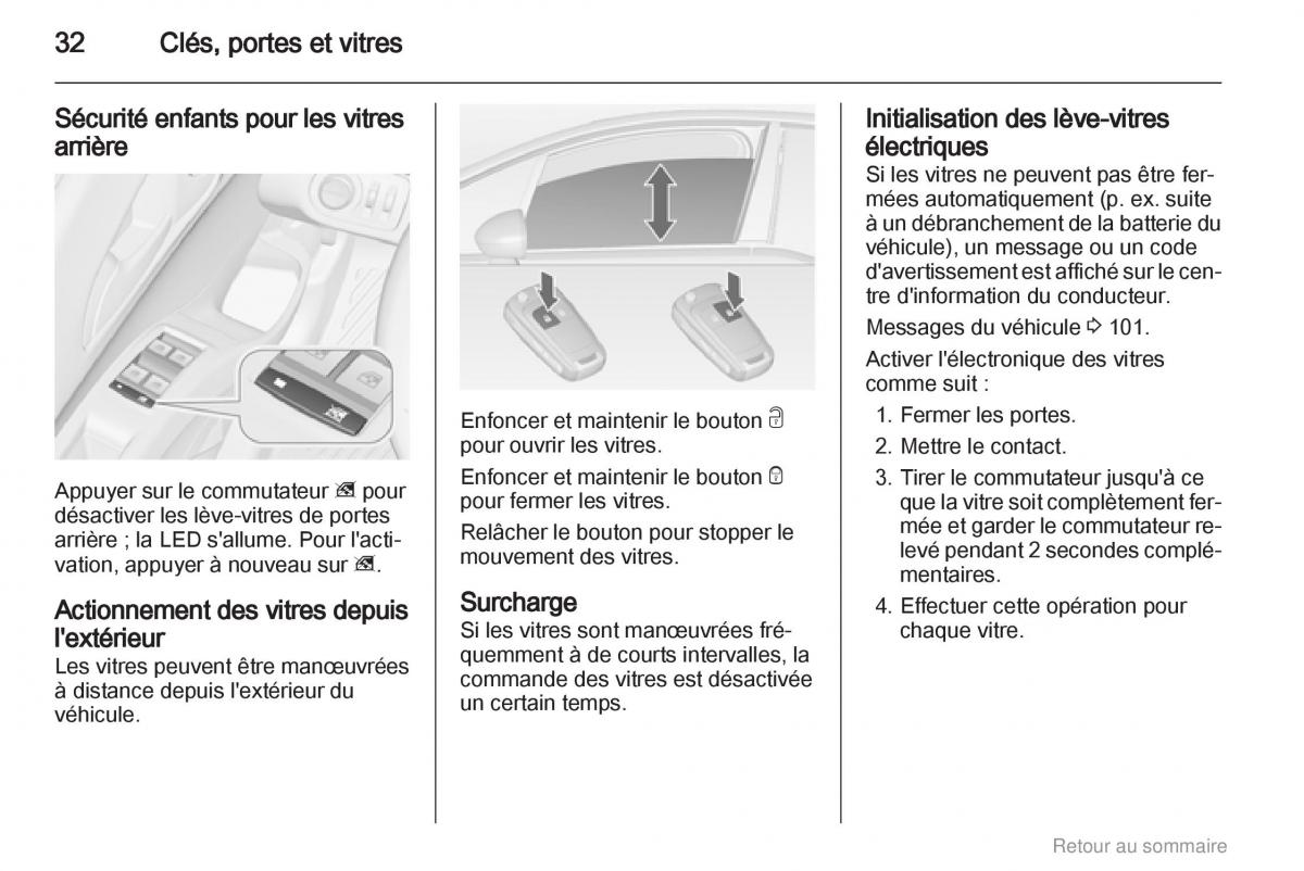 Opel Meriva B manuel du proprietaire / page 32