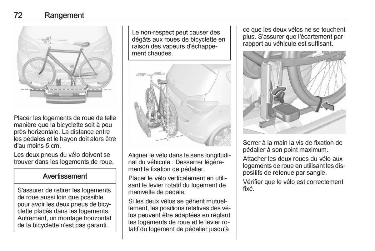 manual Opel Meriva B FL manuel du proprietaire / page 74