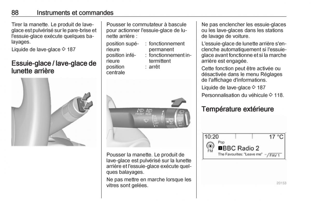 manual Opel Meriva B FL manuel du proprietaire / page 90