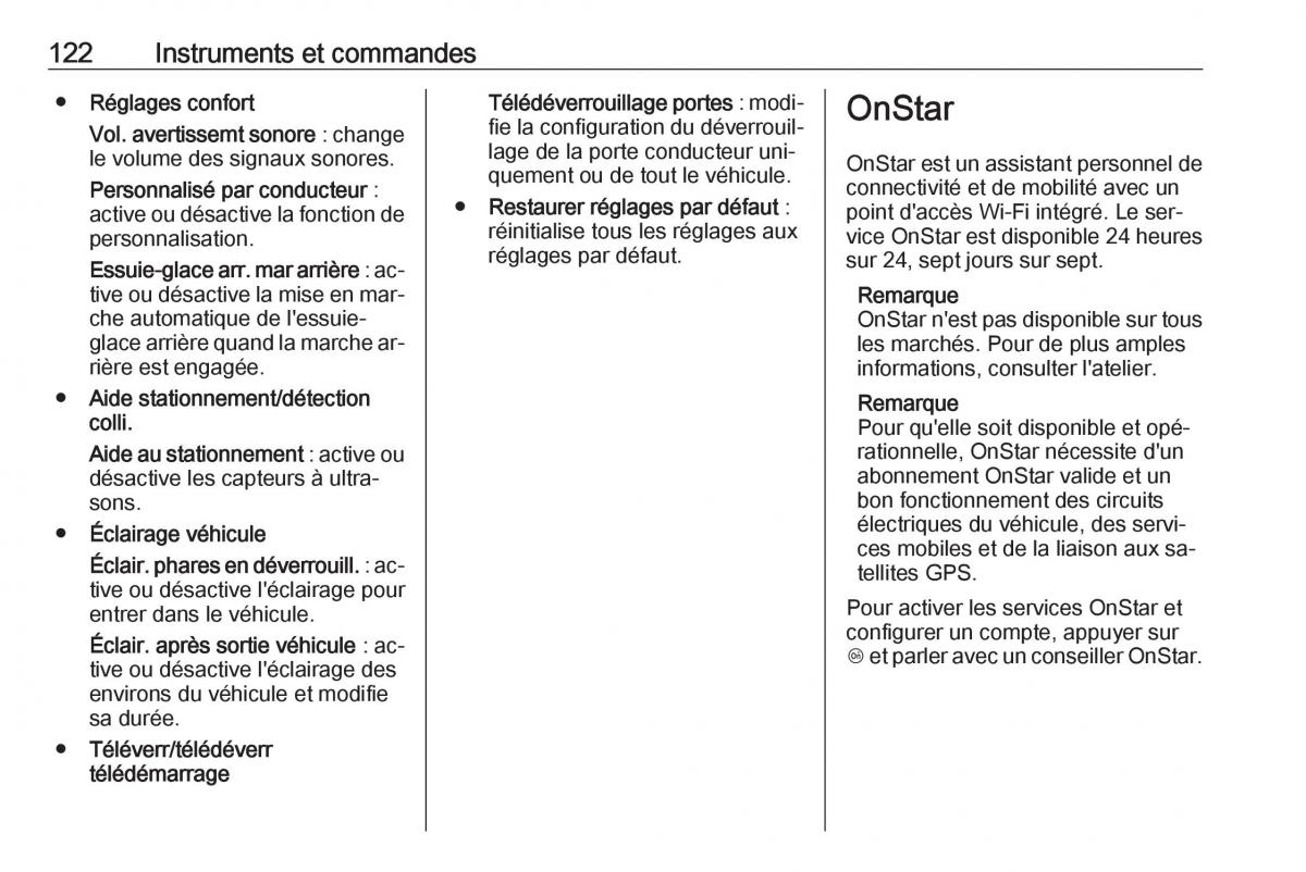 manual Opel Meriva B FL manuel du proprietaire / page 124