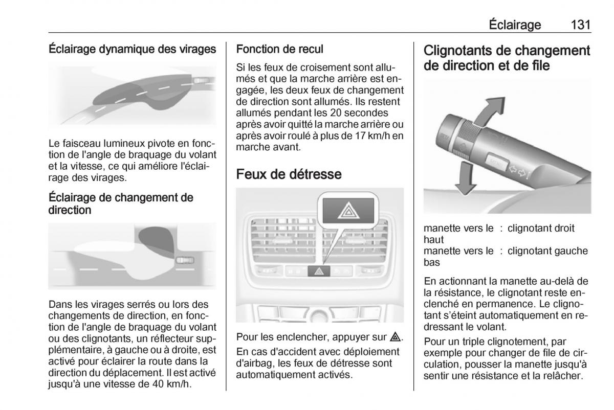 Opel Meriva B FL manuel du proprietaire / page 133