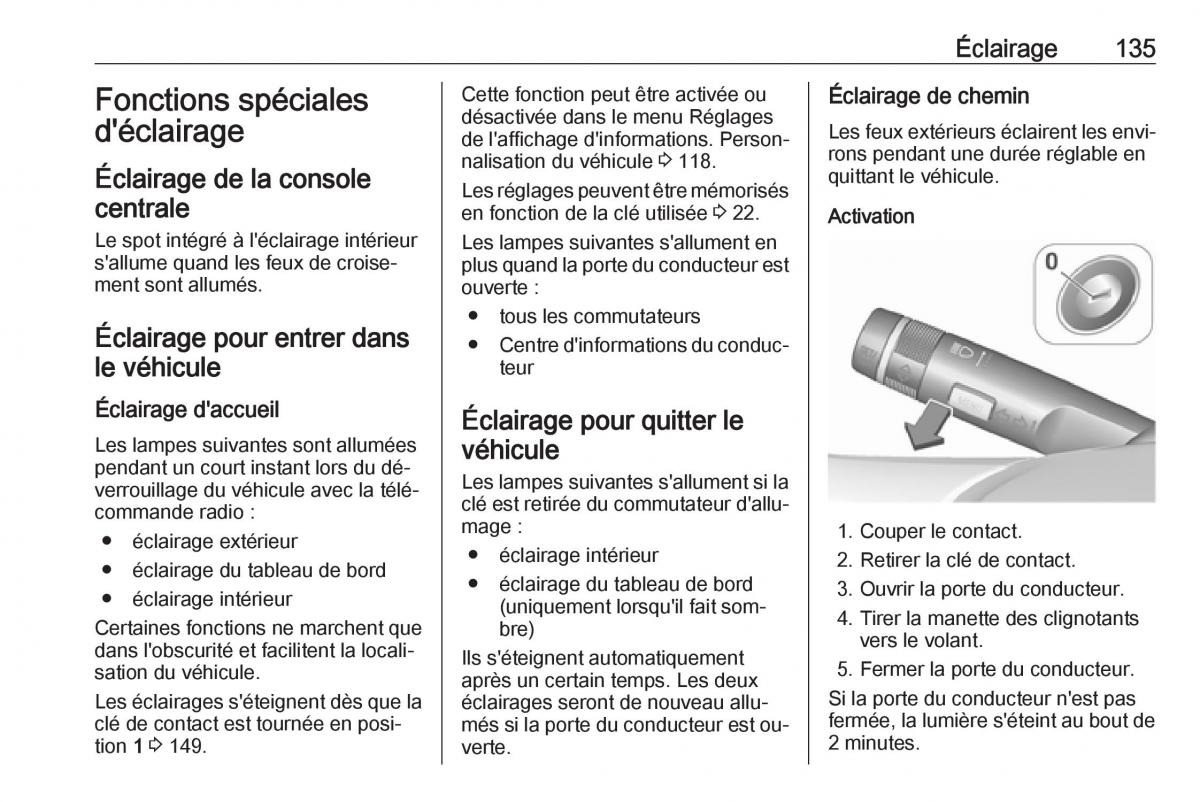 manual Opel Meriva B FL manuel du proprietaire / page 137